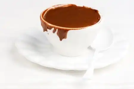 Musse prática de chocolate