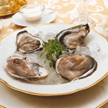 Ostras com molhos variados