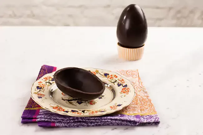 Receita de Ovo de Páscoa meio amargo