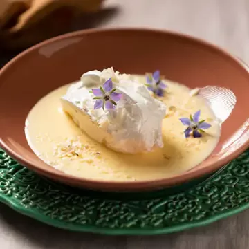Ovos nevados no micro-ondas