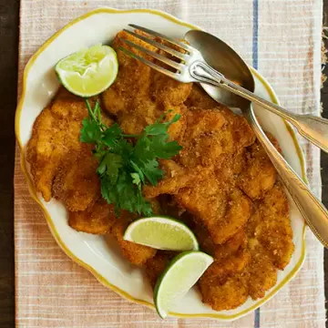 Paillard de frango à milanesa