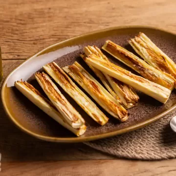 Palmito pupunha assado na Air Fryer da Rita Lobo