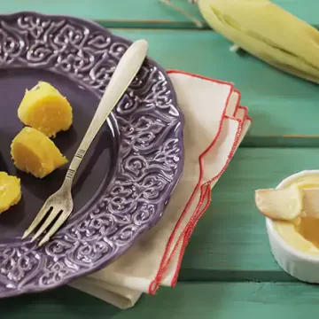 Pamonha com coco