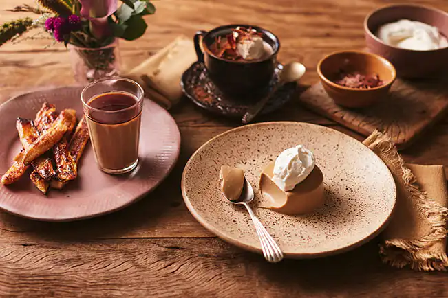 Panacota de café