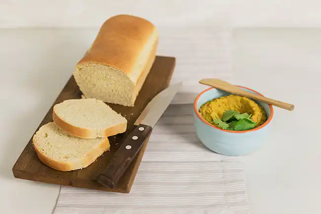 Pão de forma caseiro