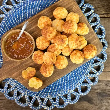 Pão de queijo com tapioca na Air Fryer da Rita Lobo