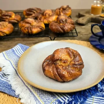 Pão doce de canela na Air Fryer da Rita Lobo