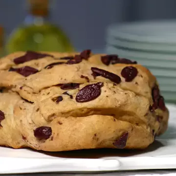 Pão integral de azeitona