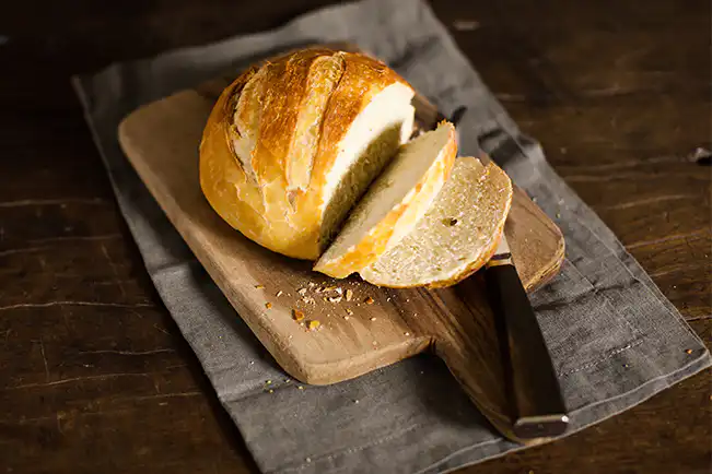 Pão italiano caseiro