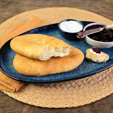 Pão rápido na Air Fryer da Rita Lobo