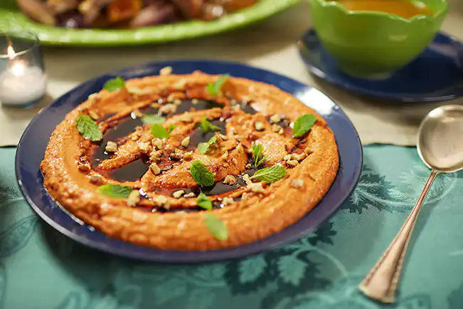 Pasta de pimentão vermelho (muhammara)