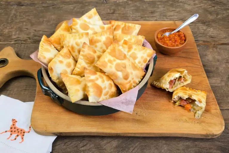 Receita de Pastel de pizza na Air Fryer da Rita Lobo