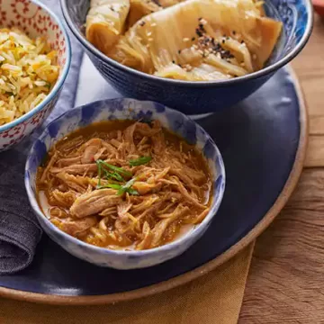 Pernil oriental na pressão