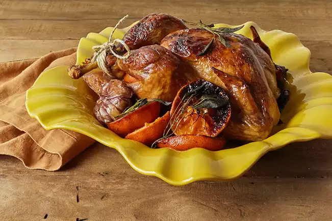 Receita de Peru de Natal completo