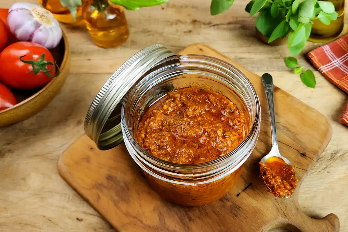 Pesto de tomate seco