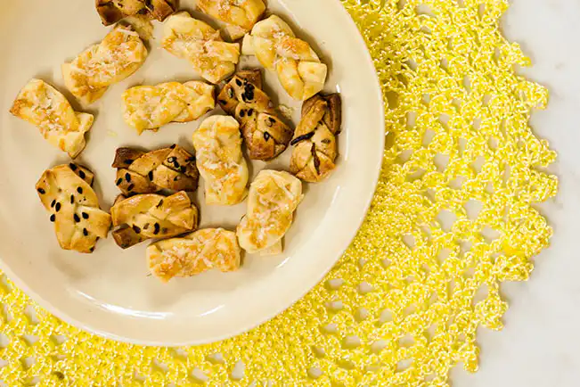 Petit four salgado (reaproveitamento)