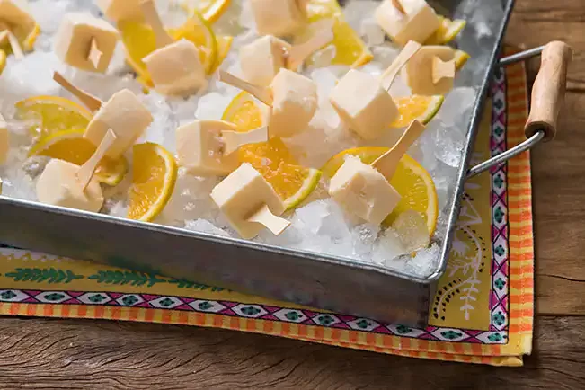 Receita de Picolé de laranja com leite condensado