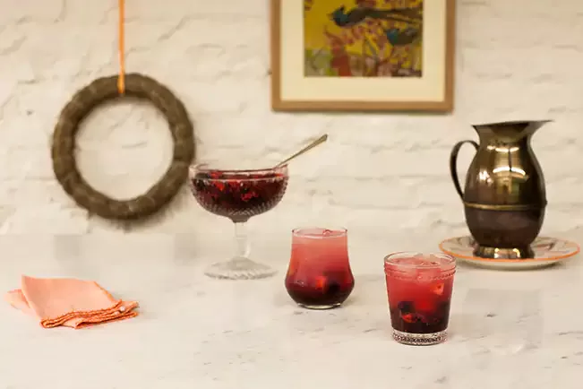 Receita de Pink lemonade