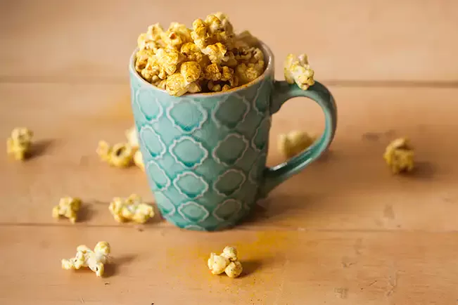 Receita de Pipoca com especiarias