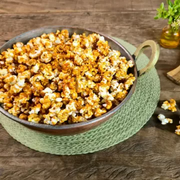 Pipoca doce com especiarias