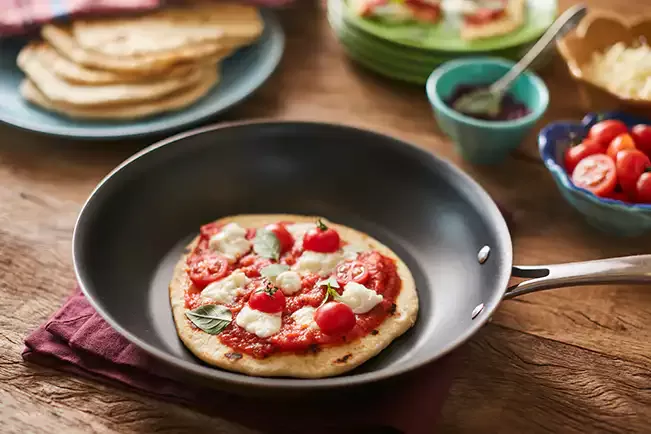 Receita de Pizza de frigideira