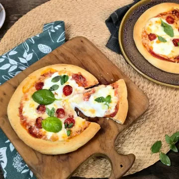 Pizza rápida na Air Fryer da Rita Lobo