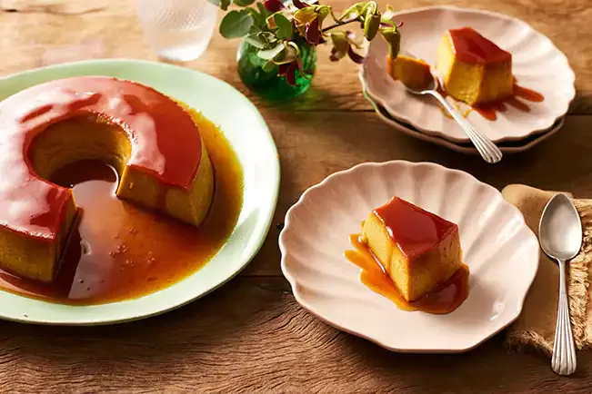 Receita de Pudim de abóbora com especiarias