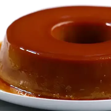Pudim de doce de leite