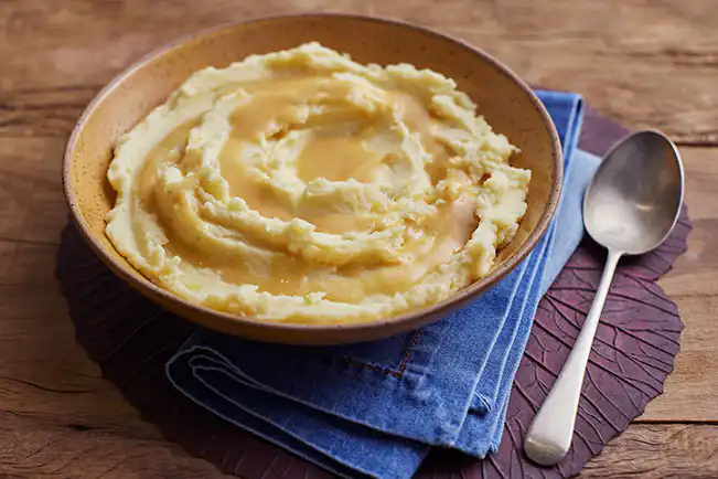 Purê de batata com missô