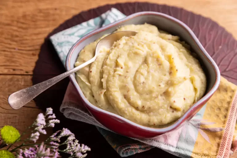 Receita de Purê de batata-doce com mostarda