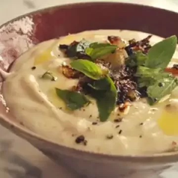 Purê de feijão-branco