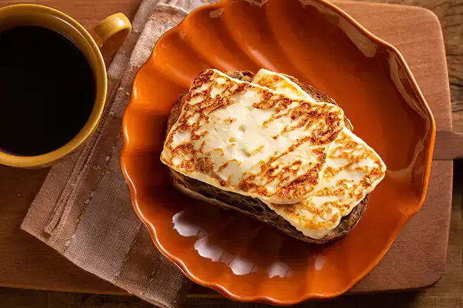 Receita de Queijo minas grelhado