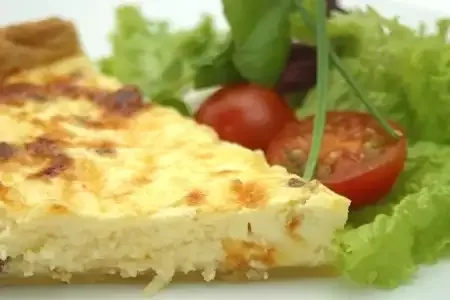 Receita de Quiche de queijo