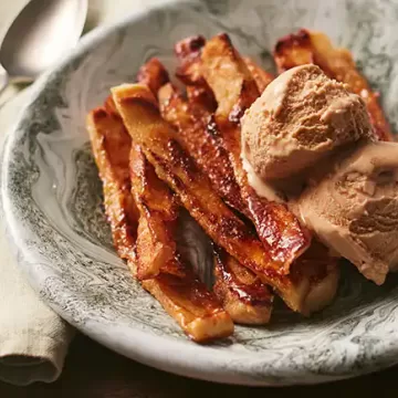 Rabanada brûlée em palitos