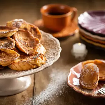 Rabanadas com licor de laranja