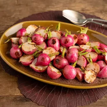 Rabanete grelhado
