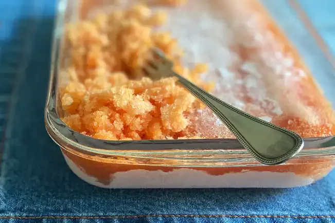 Receita de Raspadinha de mamão com gengibre