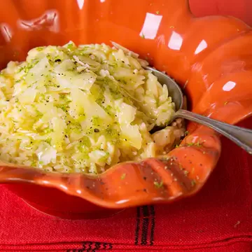 Risoni na manteiga