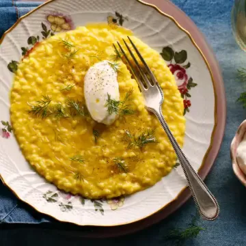 Risoto de açafrão