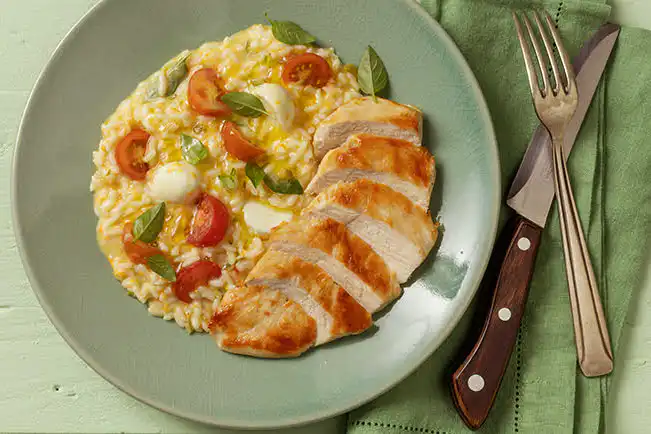 Risoto na pressão