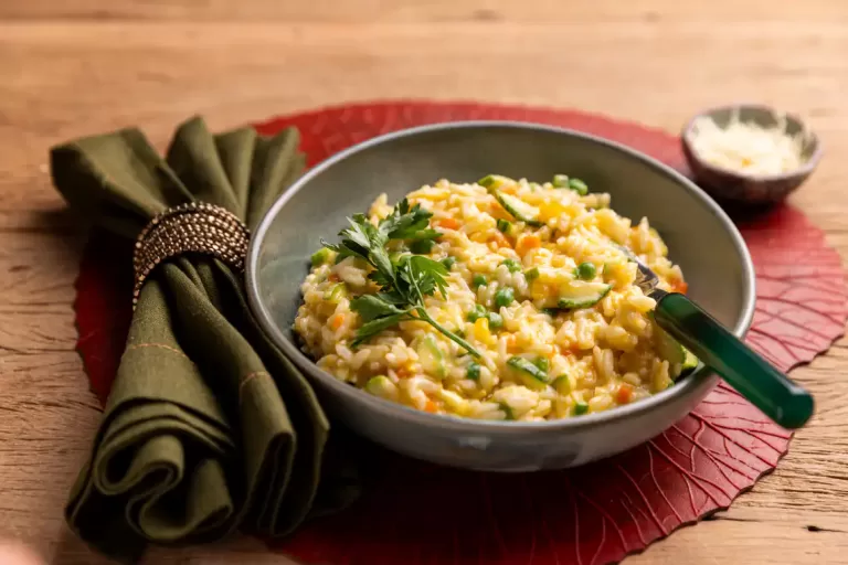 Receita de Risoto primavera na pressão