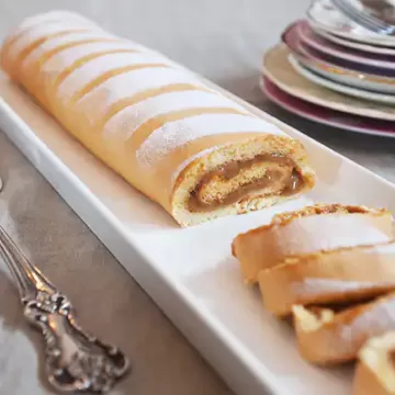 Rocambole de doce de leite