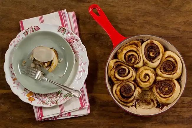 Receita de Rolinhos de canela