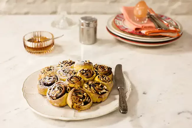 Receita de Rosca doce de cenoura com ameixa