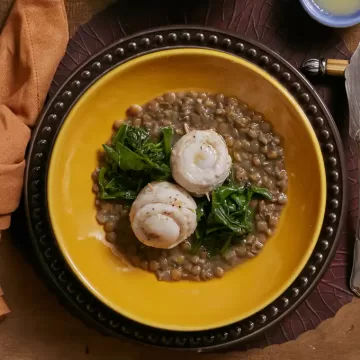 Roseta de peixe no papilote