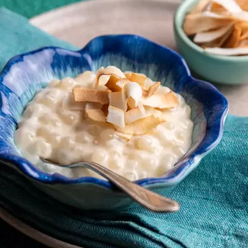 Sagu de coco na panela de pressão elétrica