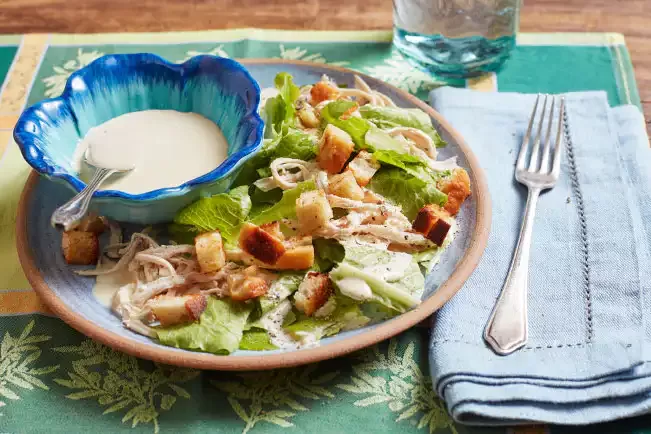 Receita de Salada caesar
