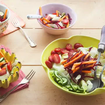 Salada colorida