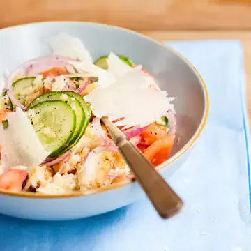 Salada de pão italiano