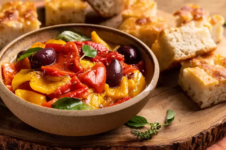 Receita de Salada de pimentão marinado